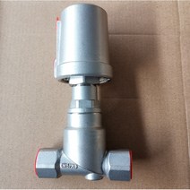 부안상사 앵글 시트 밸브 암나사 공압 스팀 스테인레스 304 헤드 T, 03 DN25_02 DOUBLE ACTING