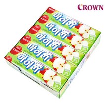 크라운 마이쮸 사과 44g 15개/사탕/젤리/마이쭈