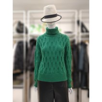 SI 도톰한 꽈배기 폴라 니트 SFU29630GR