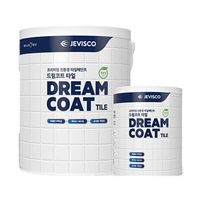 제비스코 드림코트 타일페인트 친환경 수성페인트 1액형 화이트 3.8L