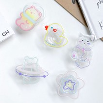 우주 캐릭터 그립톡 에폭시 스마트톡 아크릴 레진 입체, 2번