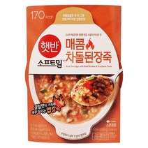 햇반소프트밀 매콤차돌된장죽, 280g, 2개