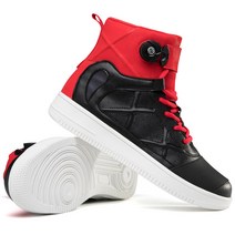 CAICHEN 오토바이부츠 남녀 오토바이신발 다이얼 바이크보호대 레이싱부츠 캐주얼 슈즈 JC-S01346, 레드+블랙, 270mm (44)
