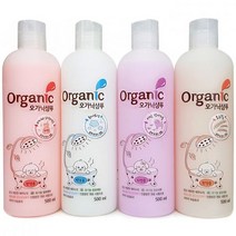 오가닉 애견샴푸 500ml x 4통, 화이트닝 백모용