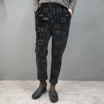 중년여성 기모 융털 나염 영문 벨로아 밴딩 와이드팬츠 벨벳 배기바지 고무줄 도톰 엄마옷