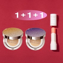 1+1+1 [쿠션15g+쿠션15g+멀티밤10g] 트윙클라 멀티밤 + 스타일71 미스트 주얼리 쿠션 21호 23호 [건성 피부 추천 쿠션], 1개, 골드그라데이션23호+퍼플그라데이션23호(건성)+멀티밤