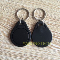 MIFARE 클래식 4K 13 56mhz ISO 14443 A Fob RFID 태그 10 개입, Black
