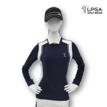 LPGA 골프 웨어 여성 겨울 방풍 니트 스웨터 04KT608
