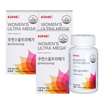 GNC 우먼스 울트라 메가 멀티 비타민앤 미네랄 90정, 3개