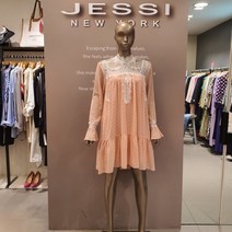 [제시뉴욕] j92 op3970~1레이스 배색플라워 원피스