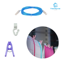 와이어 코팅 빨래줄, 10M