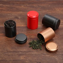 500Pcs 미니 주석 저장 상자 작은 커피 차 캐디 스토리지 항아리 광장 봉인 된 잎 철 포장 스타일 컨테이너, [01] Black