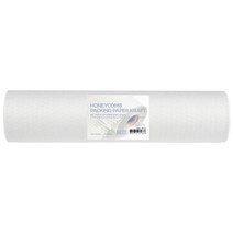 PaperPhant 벌집 크라프트 종이 완충재 포장지 380mm(폭) 50M(길이), 화이트