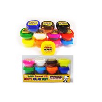 우주네점빵 미소로 소프트 클레이세트 12색 아이클레이/천사점토/플레이도우/컬러클레이/클레이점토/폼클레이/찰흙/클레이아트