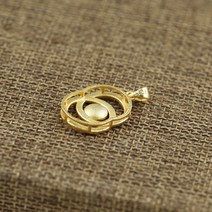 금반지디 S925 은도금 남성 여성 통용 빈 토사 골드 받침대 옛 법 밀랍 옥 청록색의 펜던트 공탁함 2285139766