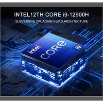Eglobal 미니 PC 인텔 코어 i9 12900H 엔비디아 RTX 3050 게이밍 데스크탑 컴퓨터 4.0 와이파이 6 윈도우, 02 i7 12700H RTX 3050, 05 32G RAM 512G  SSD