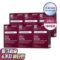 GC녹십자 건강한가 밀크씨슬 500mg 30정 6박스, 단품