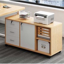 사무실 서랍장 사무용 수납장 회사 책상보조 오피스 수납가구 사무 오피스 서랍, 17 월넛60x34x59cm