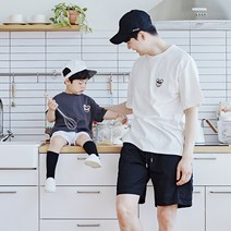 몽피마피 맘마미아 반팔 아빠와아기 22B03MK/ 패밀리룩 가족사진의상