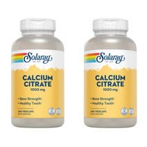 솔라레이 칼슘 시트레이트 구연산 비건 vegan 1000mg 240캡슐 2개
