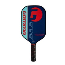 Gamma 감마 505 피클볼 패들, Blue/Red/Turq, 4 1/8