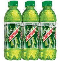 Mountain Dew 미국 수입 마운틴듀 500ml x6병 Regular Bottles