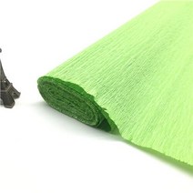 250x50CM 컬러 크레이프 종이 롤 접기 주름 공예 DIY 꽃 장식 선물 포장지, 05 Fruit green