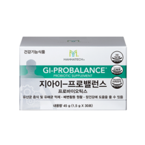매나테크 지아이-프로밸런스 30포 45g 85억CFU 유산균 증식 변비탈출