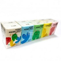 10매 10p 휴대용미니포켓티슈 [도매파워], 10개, 10개