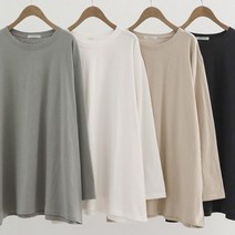 시드마켓 슬랍 오버핏 기본티 203I238S 빅사이즈 여성의류