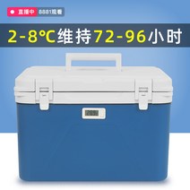 온도계 아이스박스 의료용 보냉 쿨러 병원 상자 약품, 20L 온도계  아이스팩, 20L, 단일사이즈