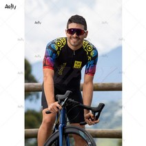 트라이애슬론바이크슈트 라이딩복 자전거의류 철인3종경기복 사이클링남성용 여성용 50, 남자들, 5xl