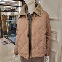 BCBG 비씨비지 봄23 니트 카라 구스 다운 B3A1Y971