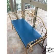 공원벤치 레저 평벤치 야외용 테라스 유럽식 등받이 카페 의자 야외 정원, 토호금(방석미포함)