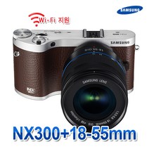[삼성 정품] NX300 + 18-55mm 렌즈킷 WiFi 미러리스 k, 블랙, 단품