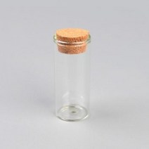 유리통 유리병 코르크 마개 일자형 다용도 액세서리보관병 DP용유리병, 사이즈_120mm