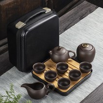 휴대용다기세트 다도 세트 다기 숙우 다구 전통, 단일사이즈, F