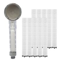 닥터피엘 나은이 샤워기 호환 이온플러스 염소 녹물제거 아토피 필터 리필 10개 0.9127ea, 01. 닥터피엘 샤워기 녹물필터 10개, 본상품선택