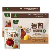 농협 달콤밤 국산밤 영양간식 (52gX4개)X2 총 8개입 맛밤, 52g 4입, 2개
