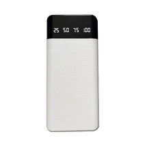 배터리 전원 뱅크 보호기 LCD 디스플레이가없는 외부 상자 14x18650/18700/20700/21700 배터리 케이스 파워 뱅크 쉘, 하얀색