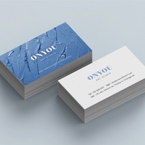 유화 명함 제작 물감 수채화 미술 학원 인쇄 기업 감성 고급 심플 로고 디자인, 고급지_엑스트라매트200매