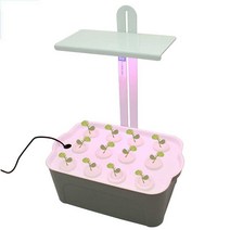 LED 스마트팜 발코니 기본형 수생 텃밭세트 채소 야채, 무토양 수경재배 세트