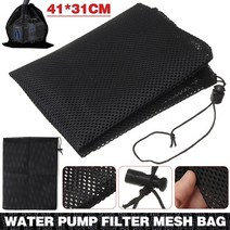 연못방수비닐 연못 방수포 water pump filter bag large pump 블랙 폴리에스터 메쉬 가방 biofilter 수족관 여과 보호, 없음