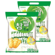 크라운제과 참쌀 선과, 253g, 2개입