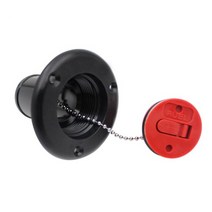캠핑카 카라반 캐라반 물 탱크 커버 주입구 연료 입구 내구성 교체 캡 부품 38mm 필러 전문 요트, 블랙