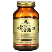 솔가 달맞이꽃 종자유 기름 500 mg 180 소프트젤, 1개, 기본