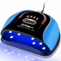 256W 높은 전원 Lampara UV LED 네일 램프 건조 페디큐어 57 건조기 기계, 01 US Plug (100-120V), 03 SUN C4 Plus - Blue