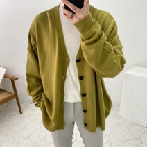 엘옴므 [기획]브이 몽 루즈핏 가디건(8color)