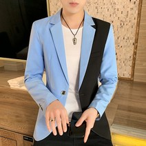 봄 대비 색 작은 정장 한국 스타일 슬림 캐주얼 정장