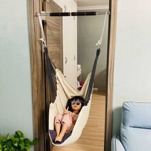 그네의자 흔들그네의자 원목 라탄 정원 의자, R